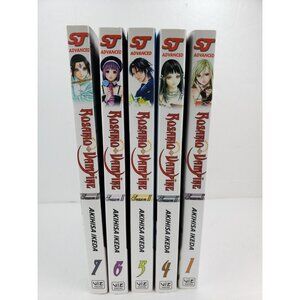 Rosario + Vampire Season II Shonen Jump Advanced Manga Books Volumes 1 4 5 6 7